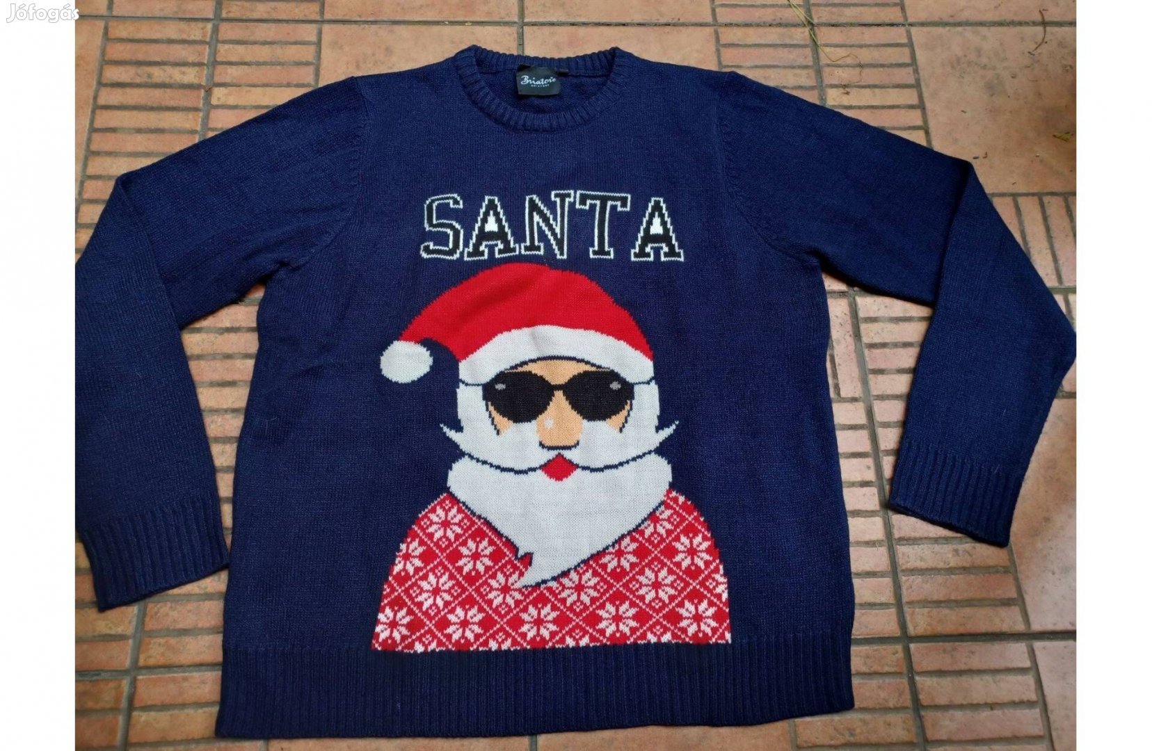 Karácsonyi pulóver mikulás pulóver L XL