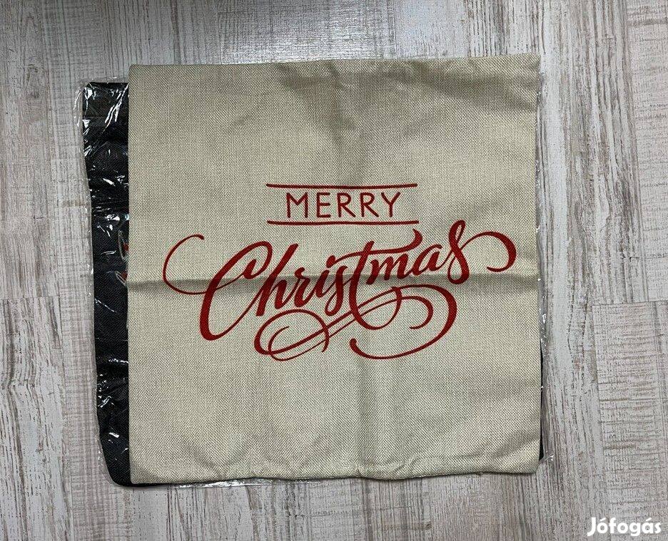 Karácsonyi szövet díszpáranhuzat cipzár 45x45 cm méret. 4