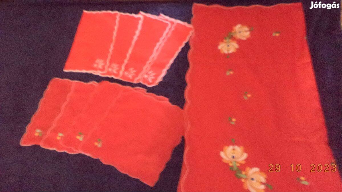 Karácsonyi terítő, asztaldísz textil