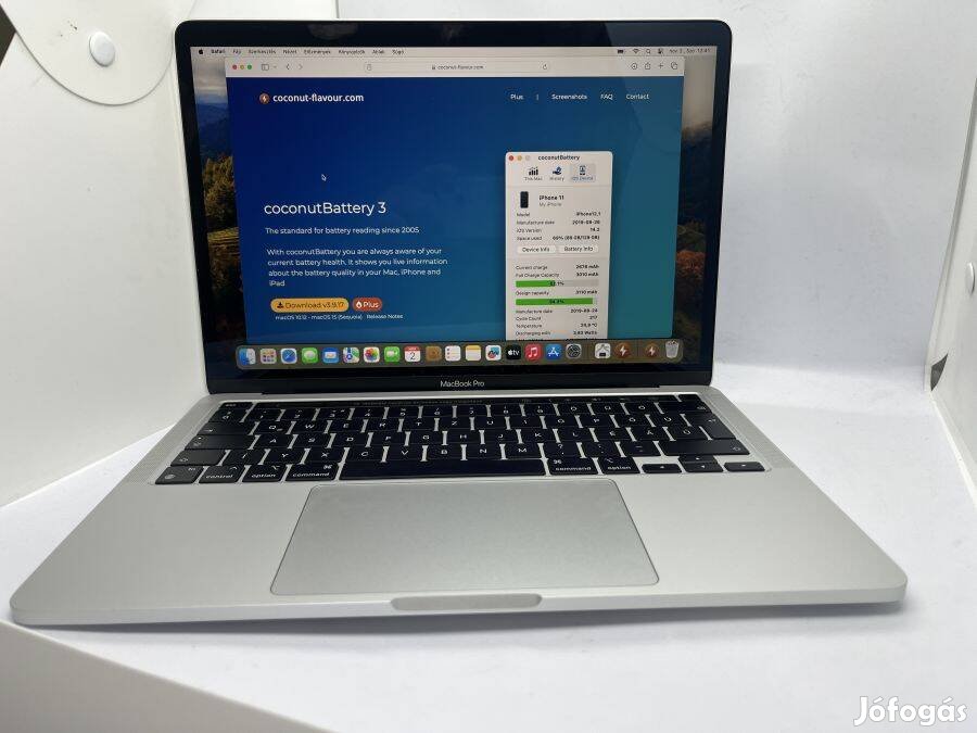 Karácsonyra Macbook Pro M113" 8G/512G, HUN bill, Üzletből