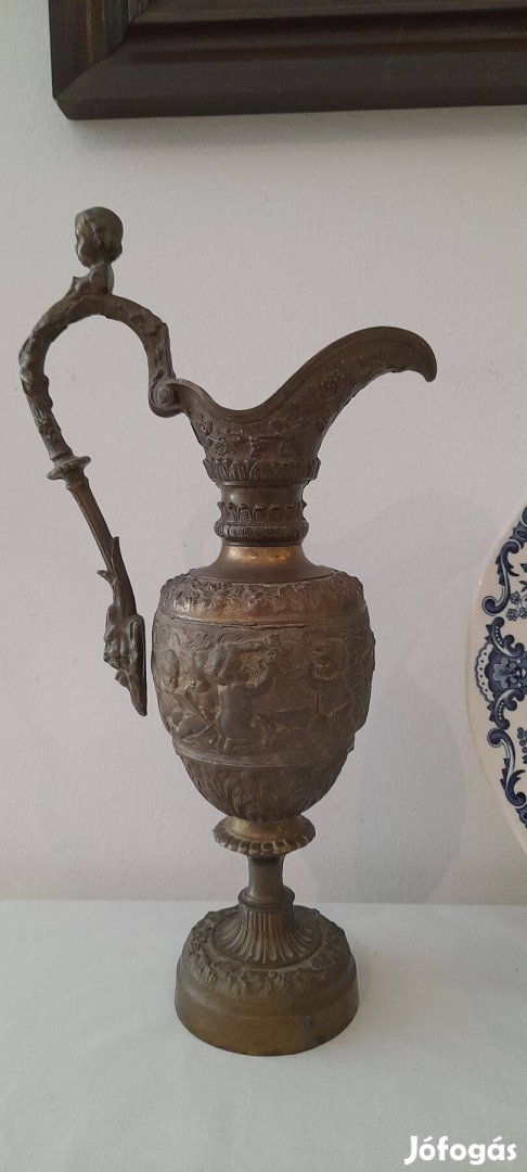 Karaffa puttós, faun fejes