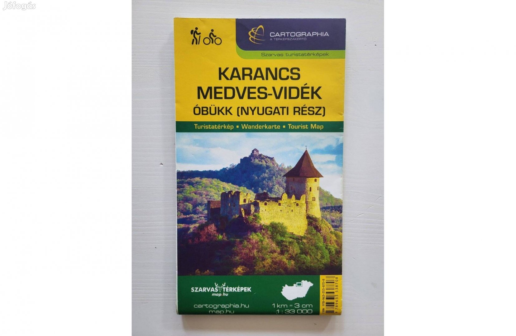 Karancs, Medves-vidék, Óbükk nyugati rész (turistatérkép)