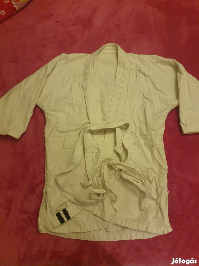 Karate/Aikido gyerek ruha 5-8 évesre fehér övvel
