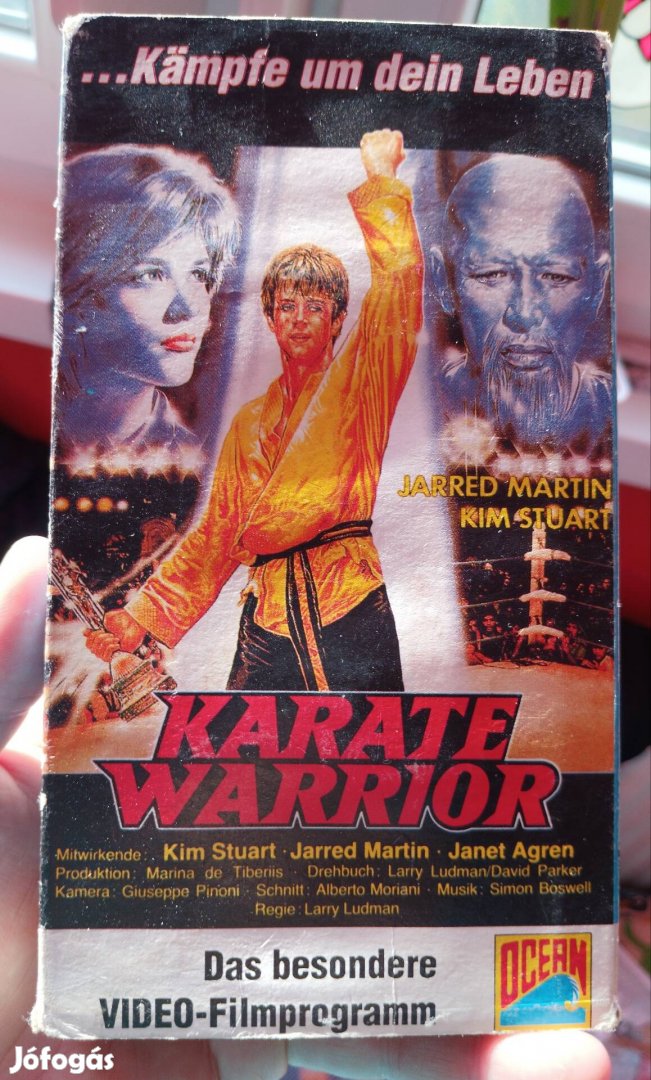 Karate Warrior német nyelvű gyári VHS