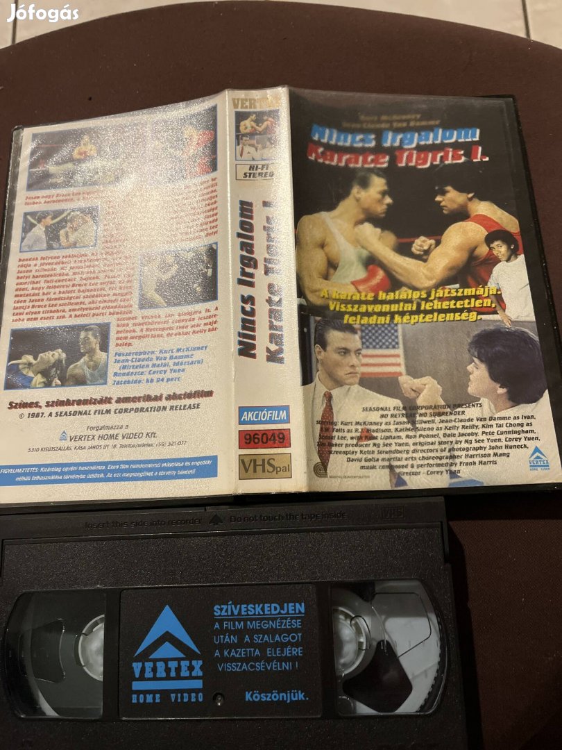 Karate tigris 1 akció.vhs