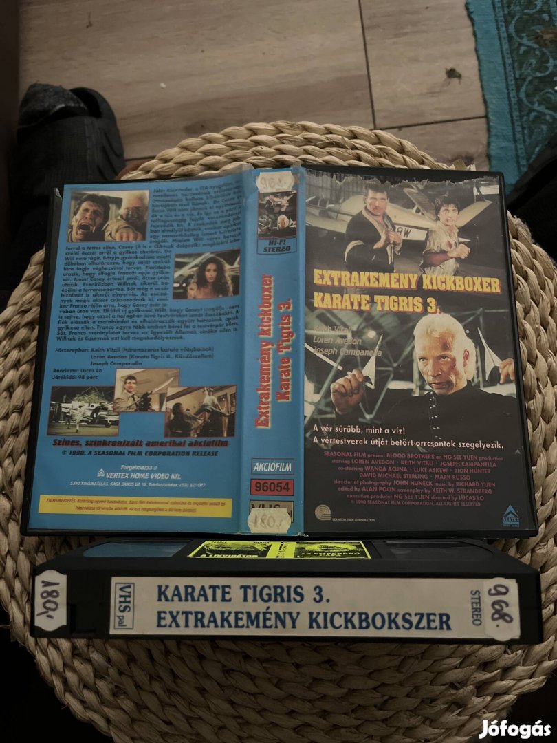 Karate tigris 3 vhs