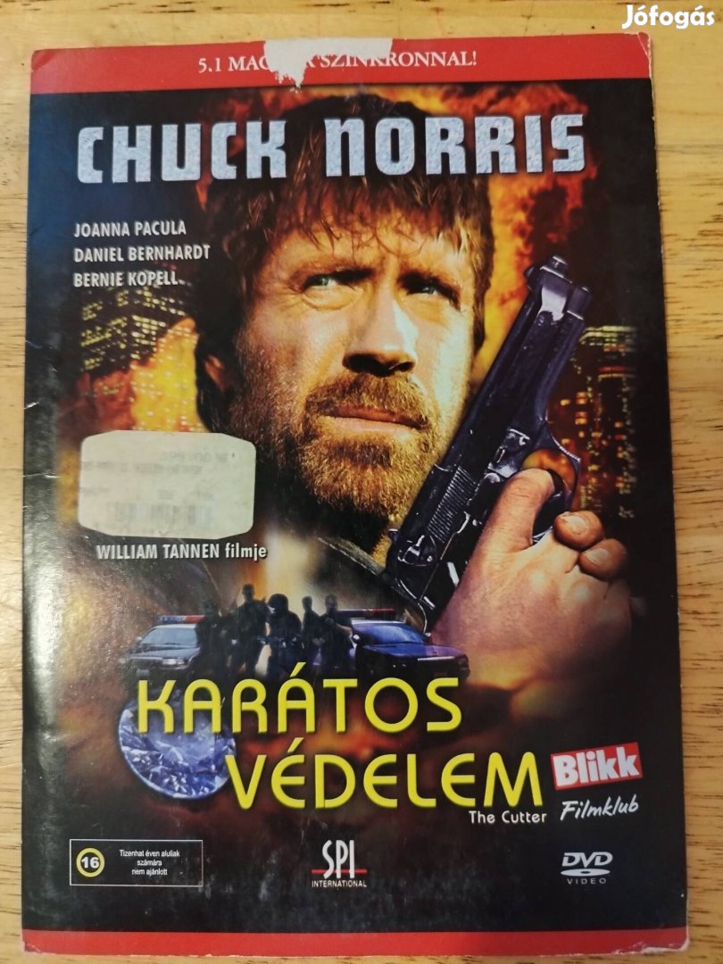 Karátos védelem papirtokos dvd Chuck Norris 