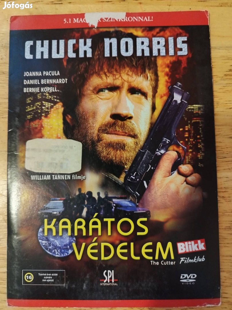 Karátos védelem papírtokos dvd Chuck Norris 