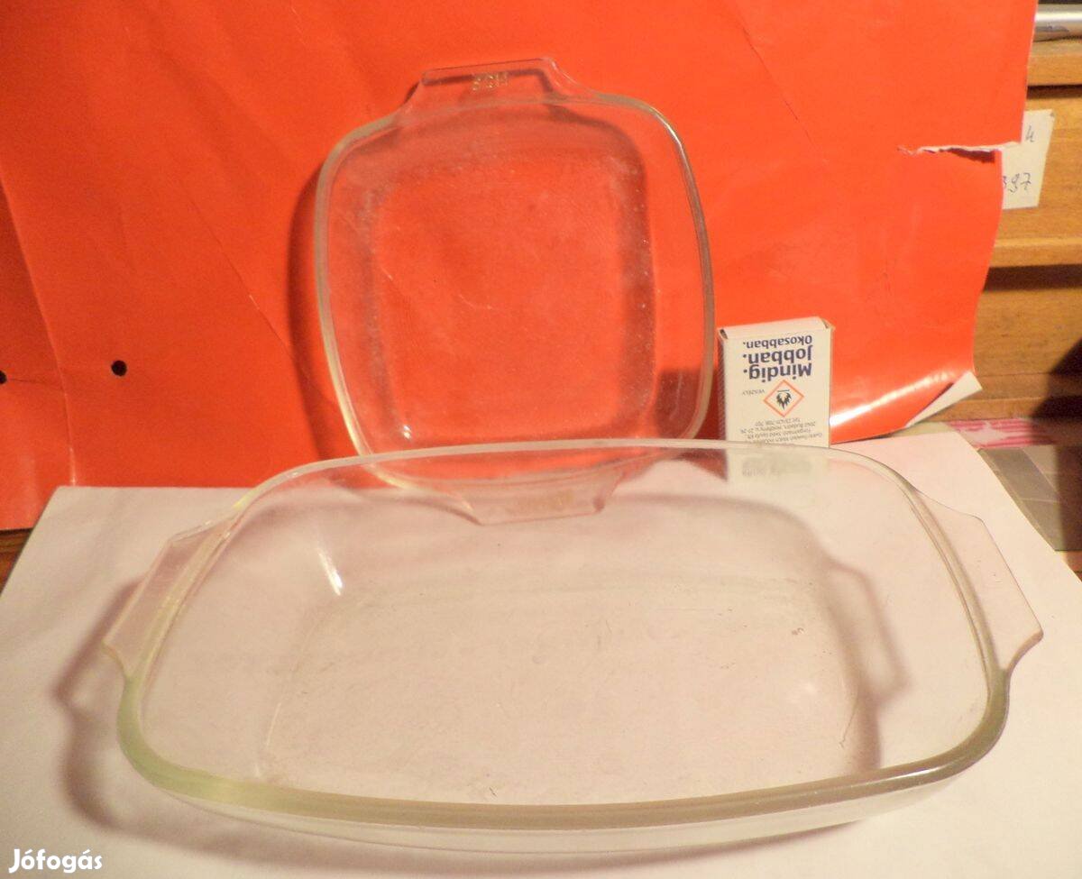 Karcagi hőálló üveg tányérok
