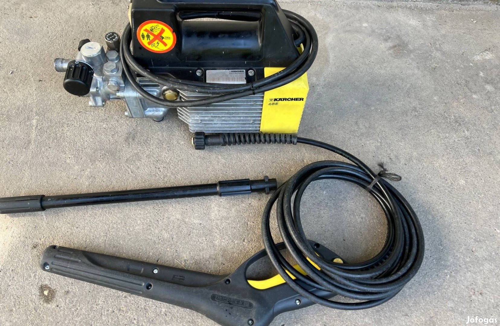 Karcher 4.55 fem pumpás magasnyomású mosó, nagynyomású mosó