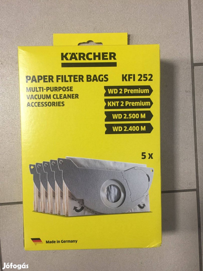 Karcher 6.904-143.0 Porszívó porzsák 5db-os