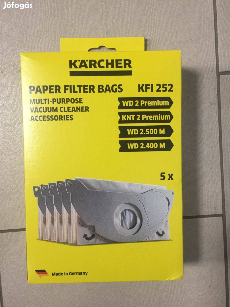 Karcher 6.904-143.0 Porszívó porzsák 5db-os