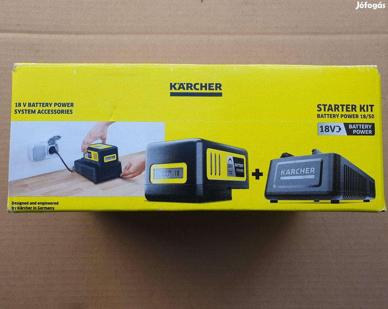 Karcher Battery Power 18/50 akkumulátor kezdőszett új