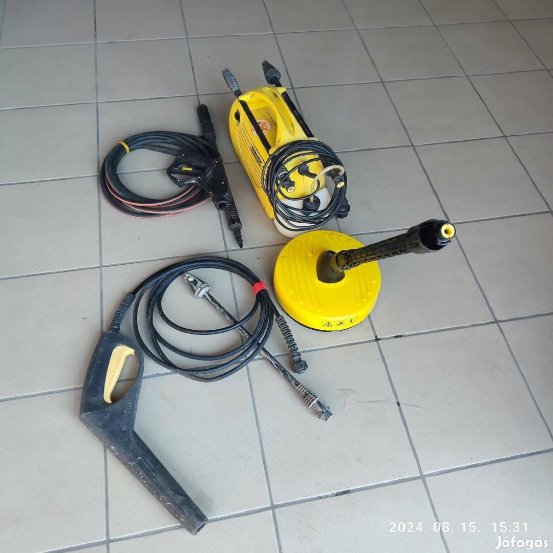 Karcher K2.08 magasnyomású mosó + terasz mosó 