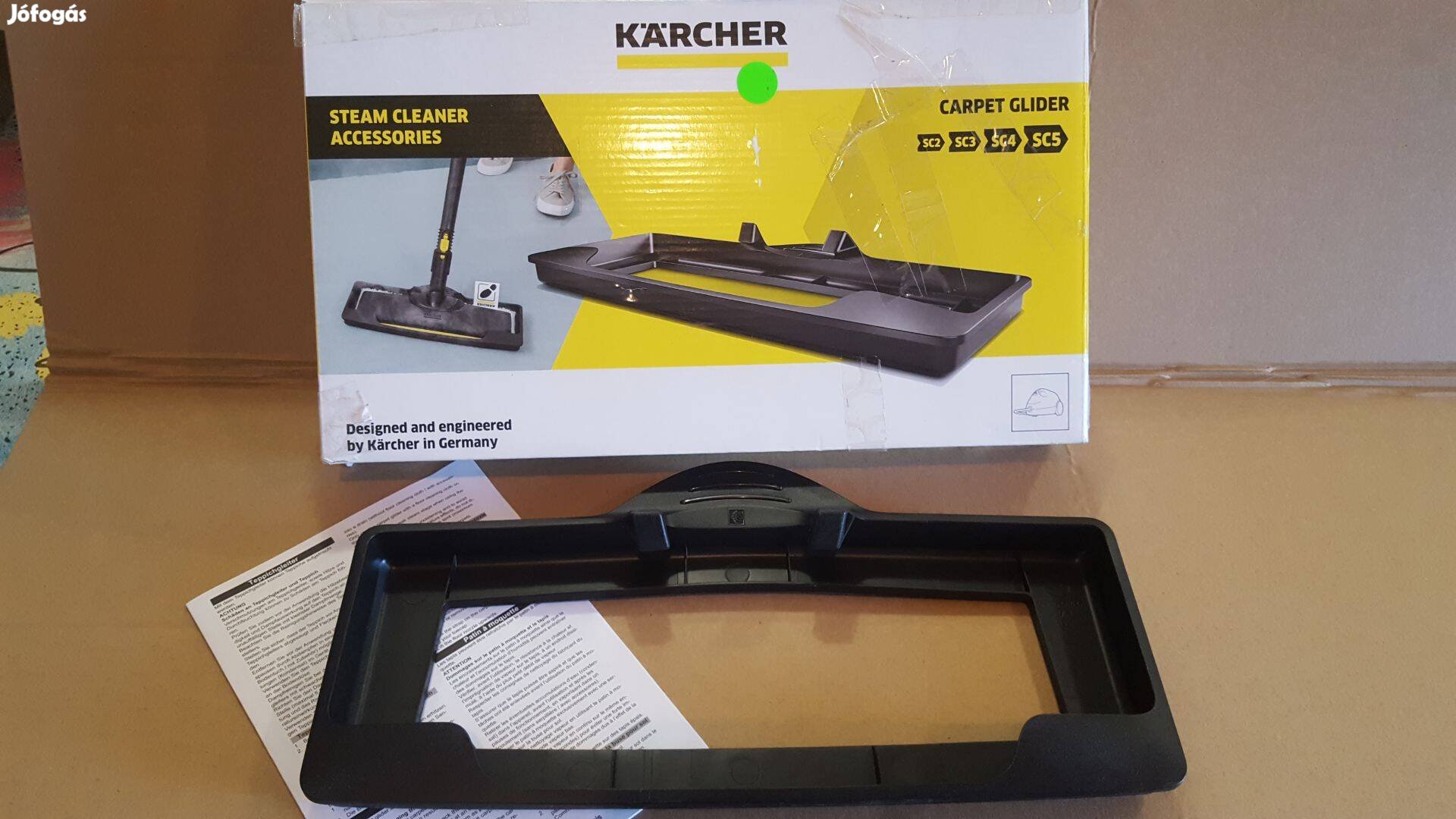 Karcher SC2/SC3/SC4/SC5 Gőztisztítóhoz kiegészítő szőnyegsimító