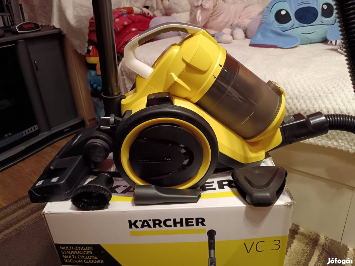 Karcher VC3 multiciklonos porszívó, újszerű állapotban 