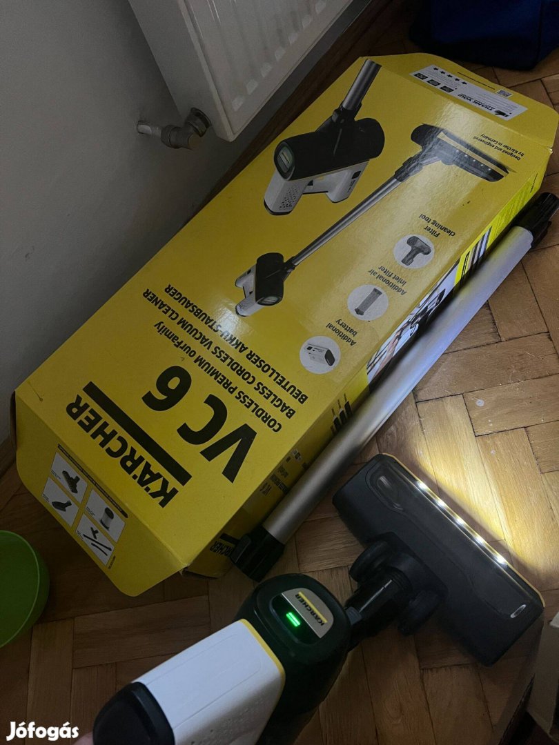 Karcher VC6 Cordless premium ourfamily vezetéknélküli porszívó