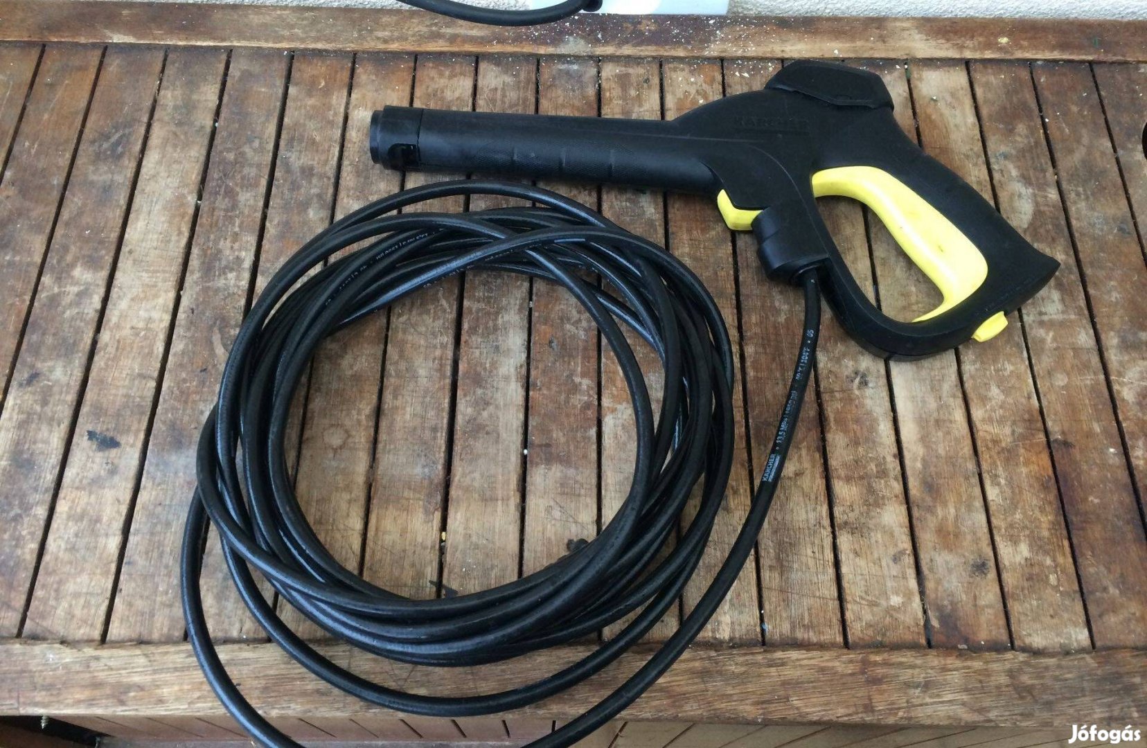 Karcher gyorscsatlakozós tömlő 8 méter + karcher Full control pisztoly