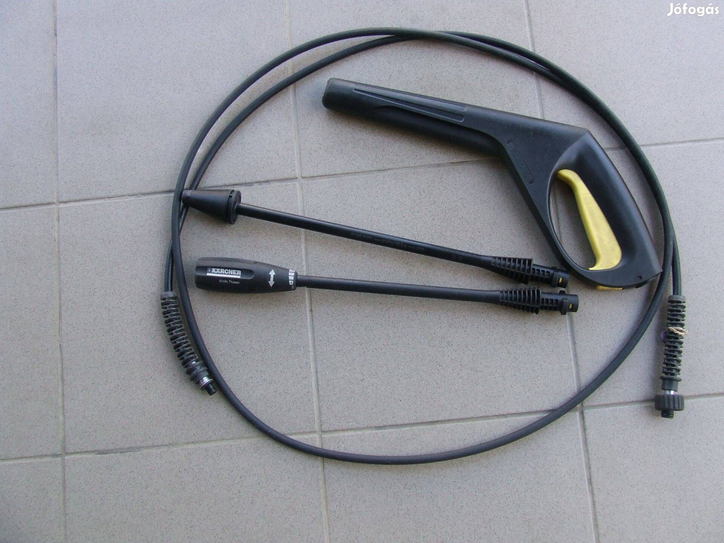 Karcher magasnyomású tömlő, pisztoly és szórószárak
