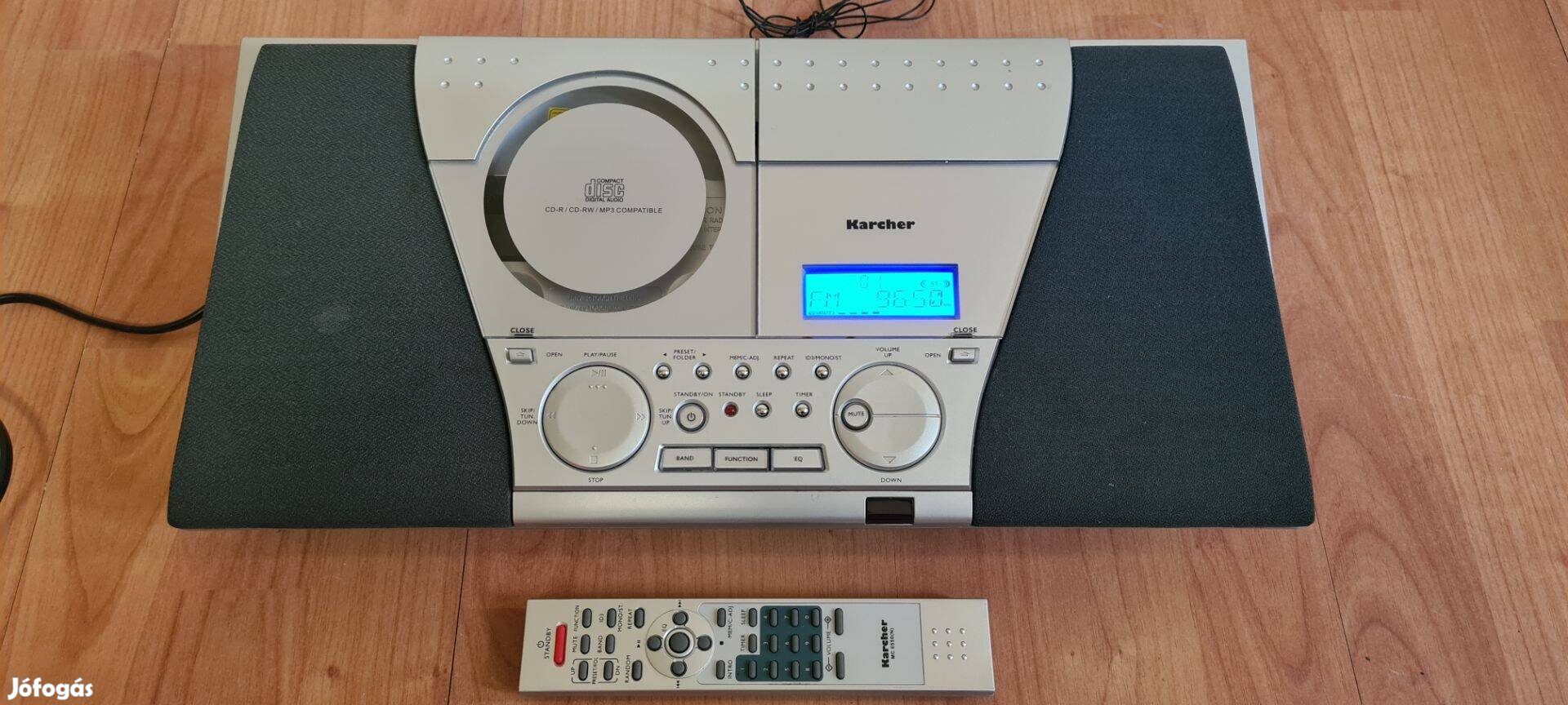 Karcher minihifi hifi musikcenter falra is távirányítóval