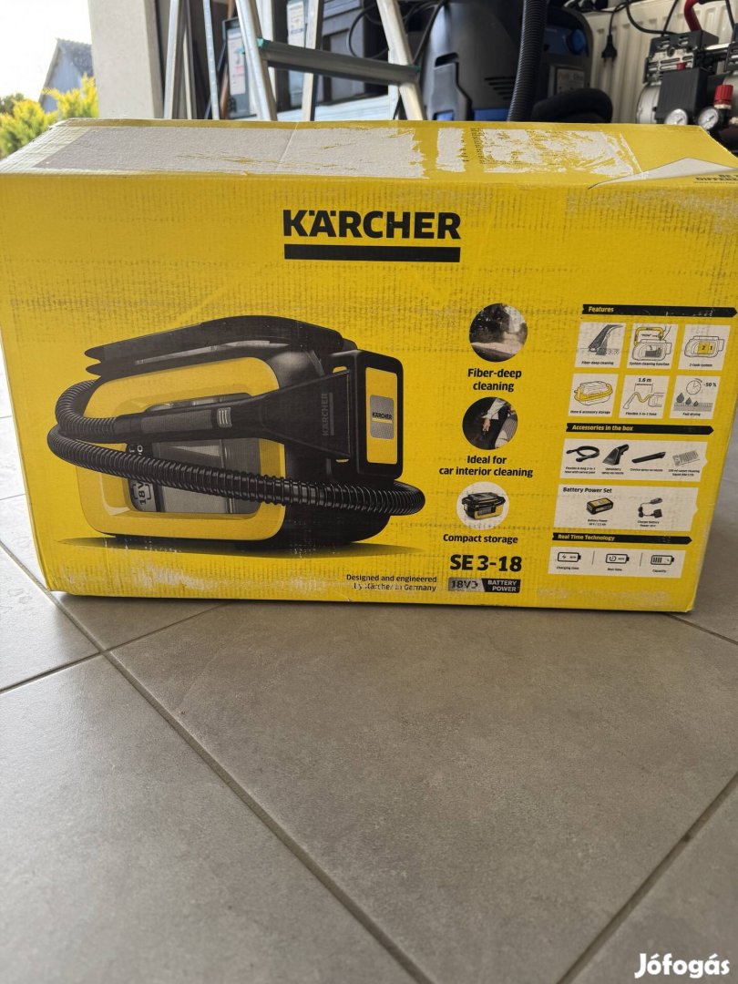 Karcher se3-18 akkumulátoros kárpit tisztító 