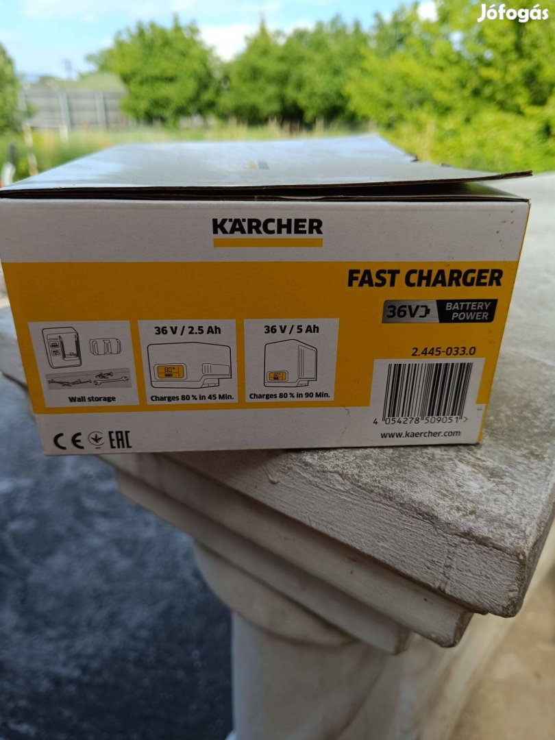 Karcher vadonat új 36 voltos akkumlátor töltő eladó