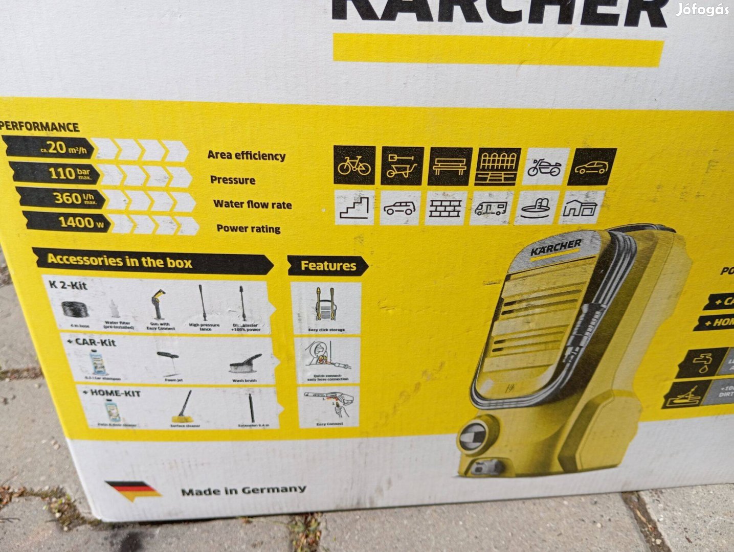 Karcherk2Power Control Car&Home + 5 liter eredeti autómosó folyadék