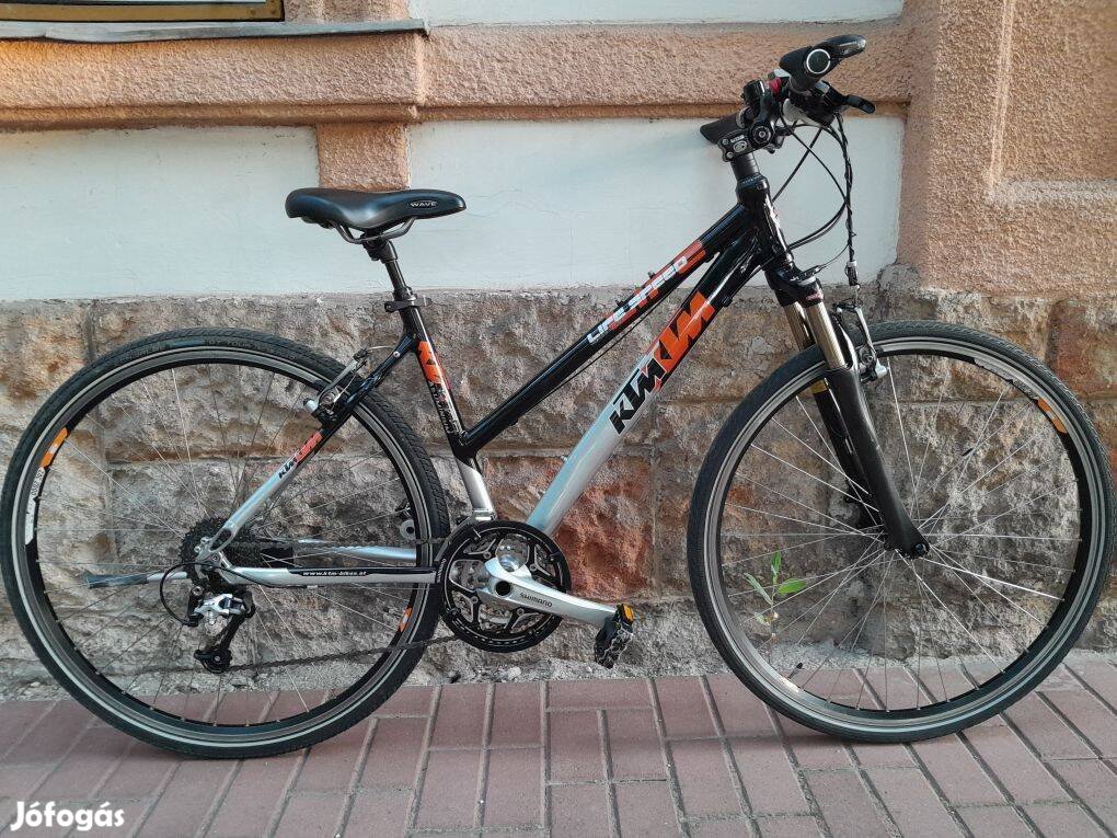 Karcmentes Nöi KTM life speed Full XT, L-es trekking ujpesten eladó!