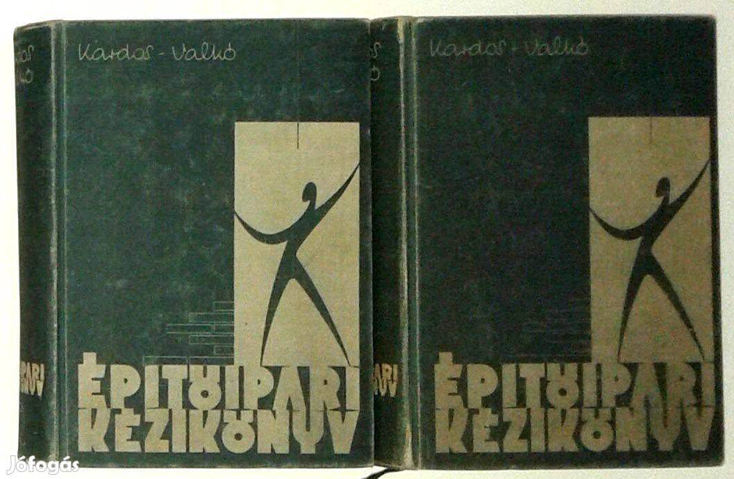 Kardos-Valkó Építőipari kézikönyv I-II