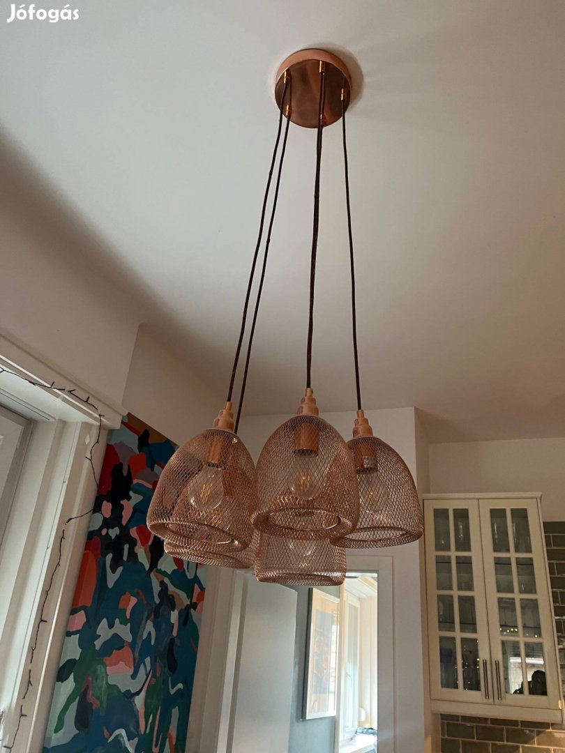 Kare modern étkező lámpa