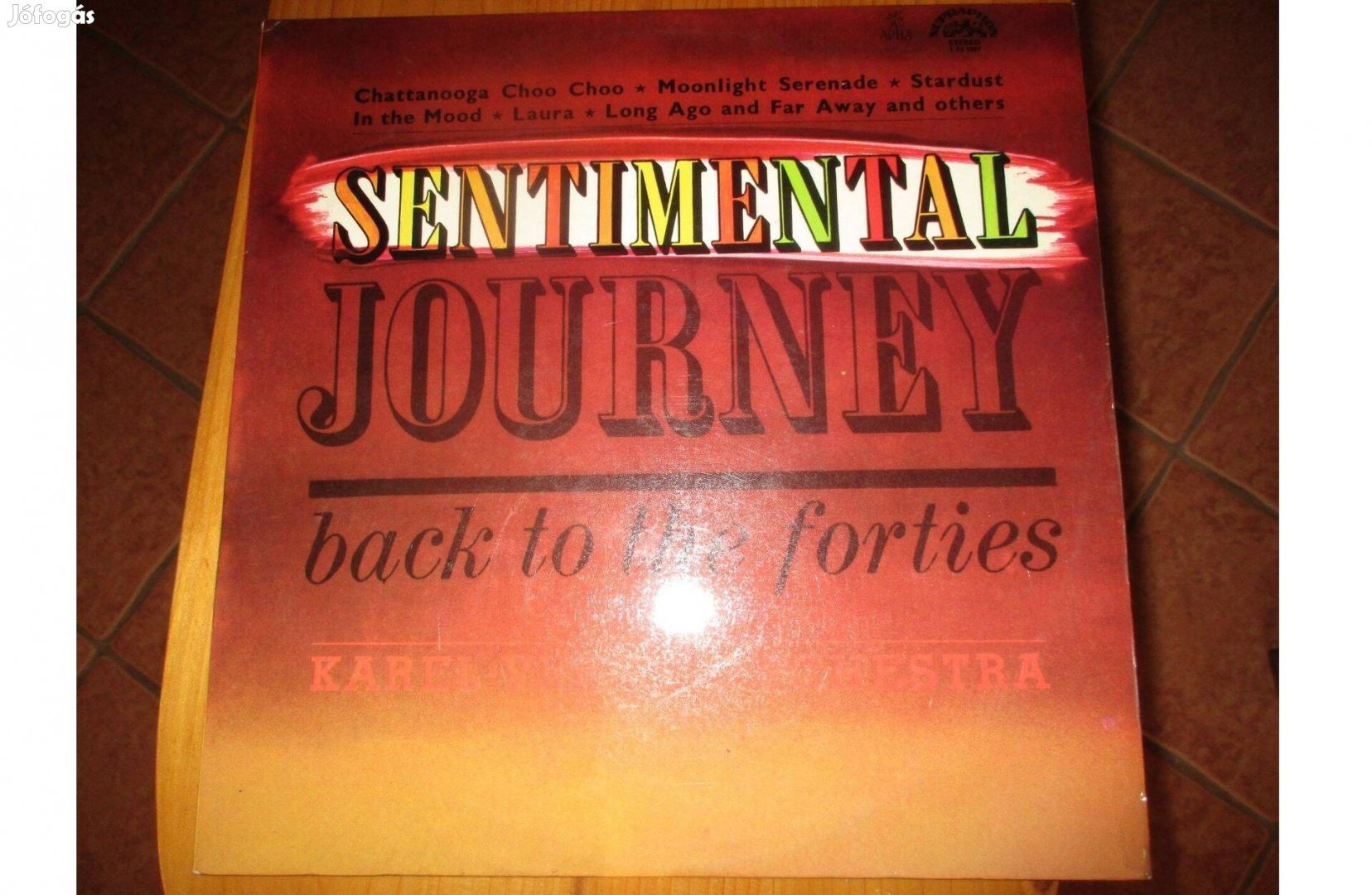 Karel Vlach Orchestra Sentimental journey bakelit hanglemez eladó