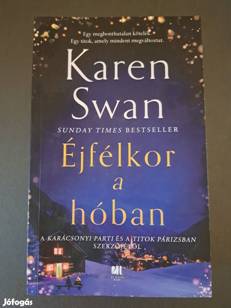 Karen Swan: Éjfélkor a hóban című könyv áron alul eladó - Olvasatlan!