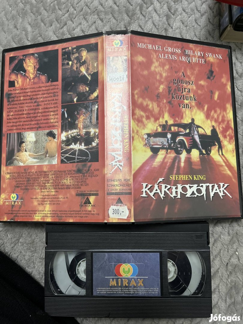Kárhozottak vhs nagytok horror