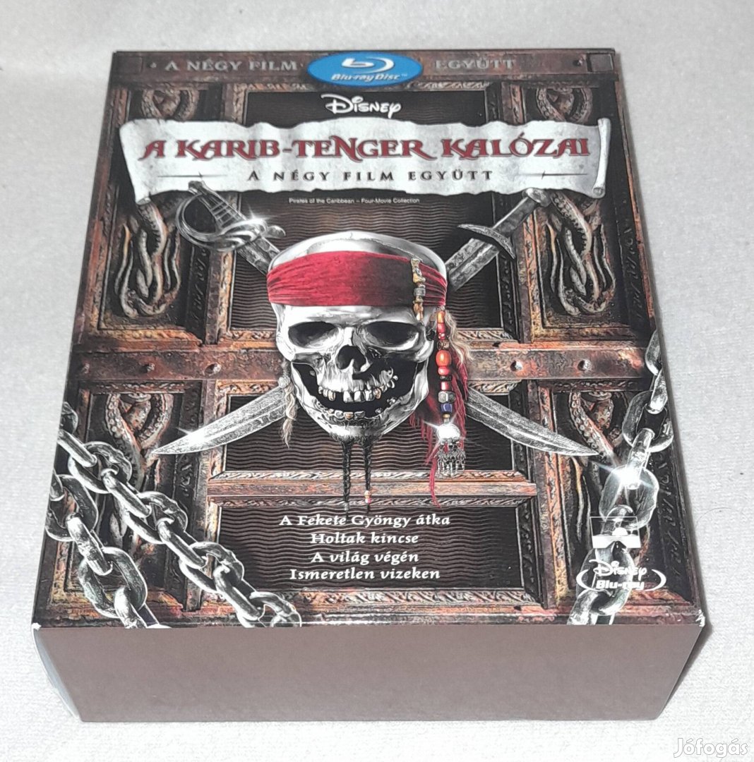 Karib Tenger Kalózai 1-2-3-4 Blu-ray Gyűjtemény 