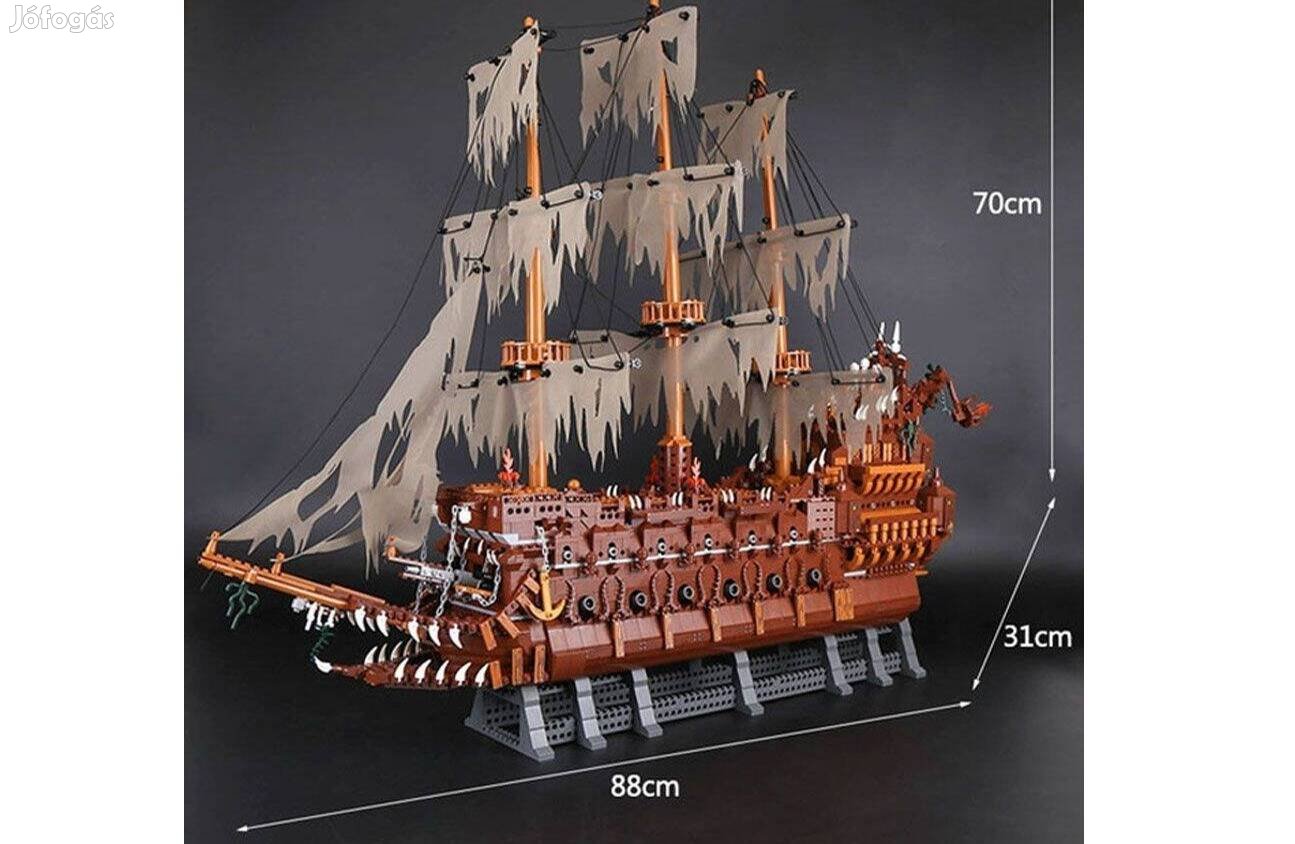 Karib Tenger Kalózai Bolygó Hollandi lego kalóz hajó 3650db Új