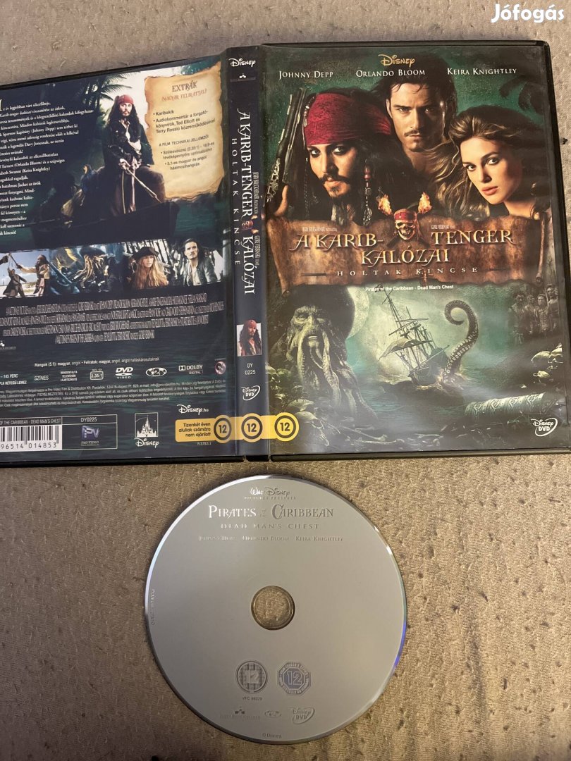 Karib tenger kalózai dvd