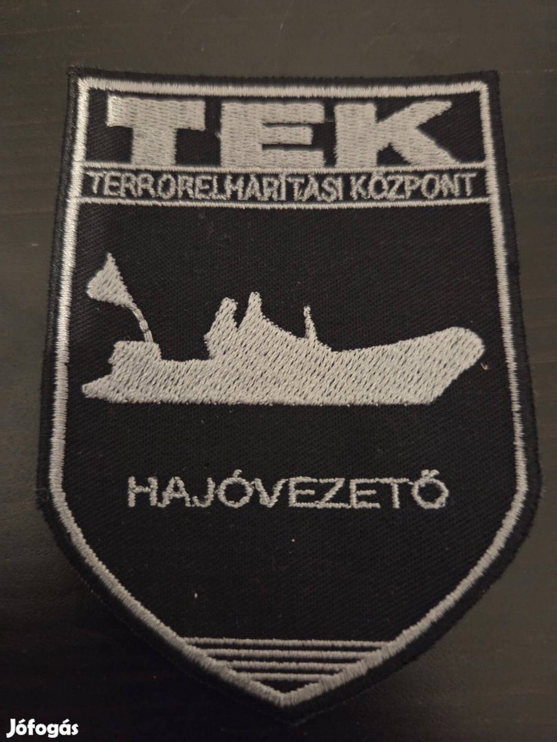 Karjelvény Rendőrség TEK hajóvezető