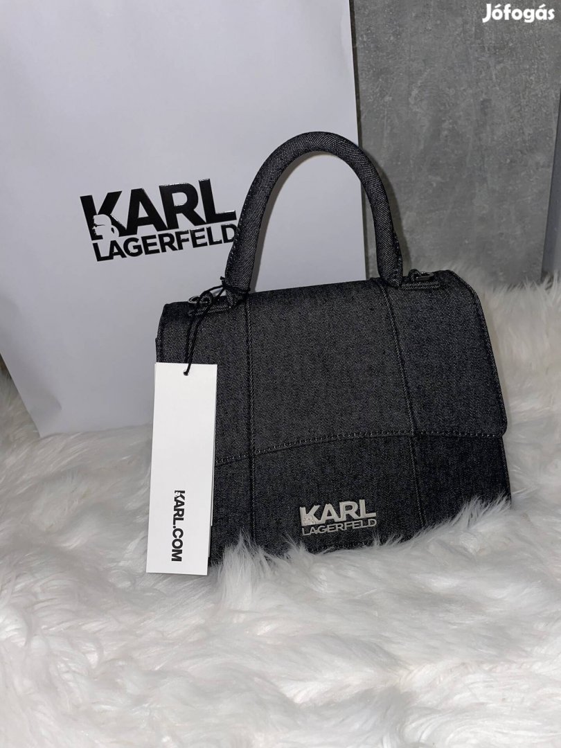 Karl Lagerfeld denim kézitáska