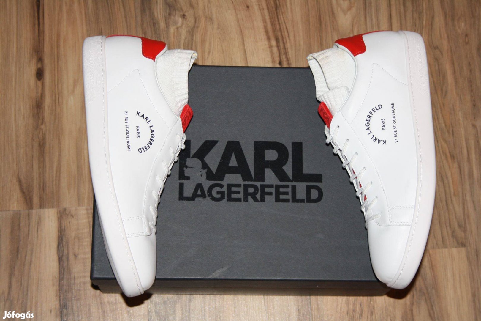 Karl Lagerfeld eredeti férfi cipő 41 es Új Eredeti Doboz Bőr
