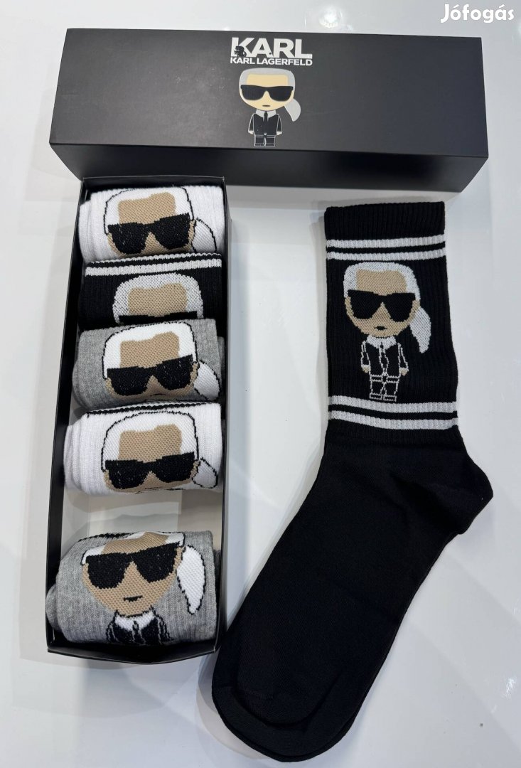Karl Lagerfeld zokni 6db, új