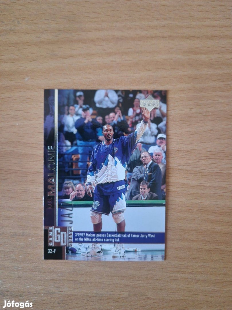 Karl Malone Upper Deck 1997-98 305 kosaras kártya