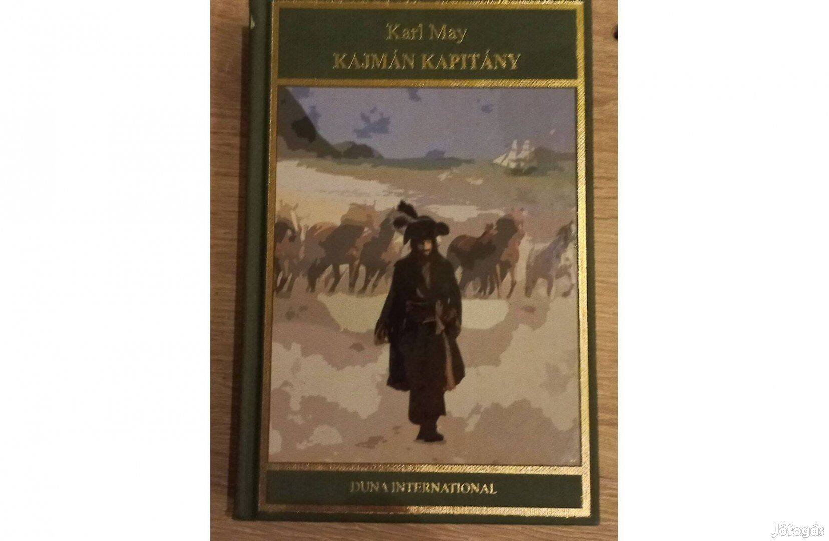 Karl May Kajmán kapitány díszkötésben Új