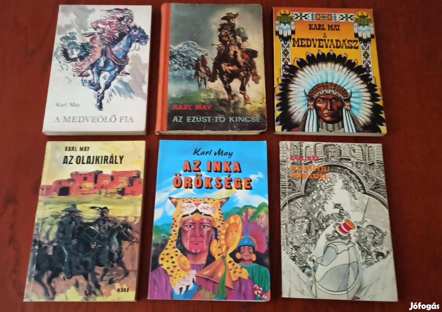 Karl May ifjúsági könyvcsomag 6 db könyv