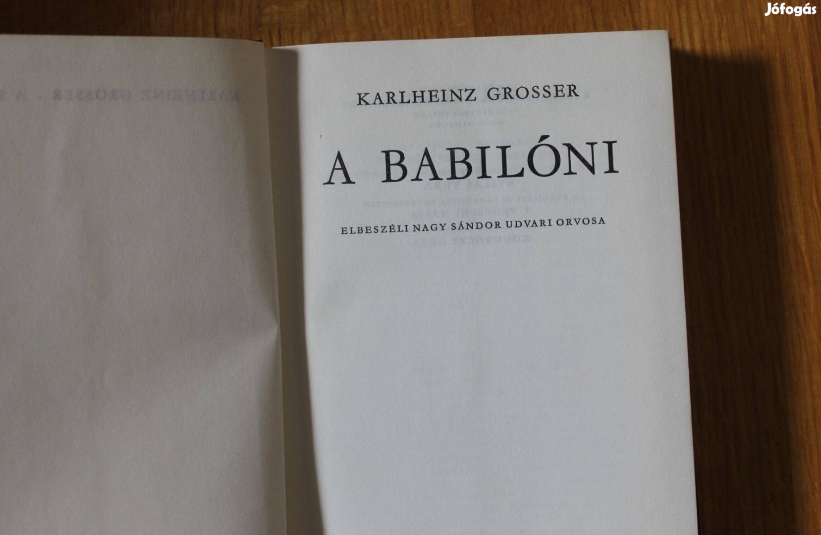 Karlheinz Grosser - A babilóni Nagy Sándor udvari orvosától