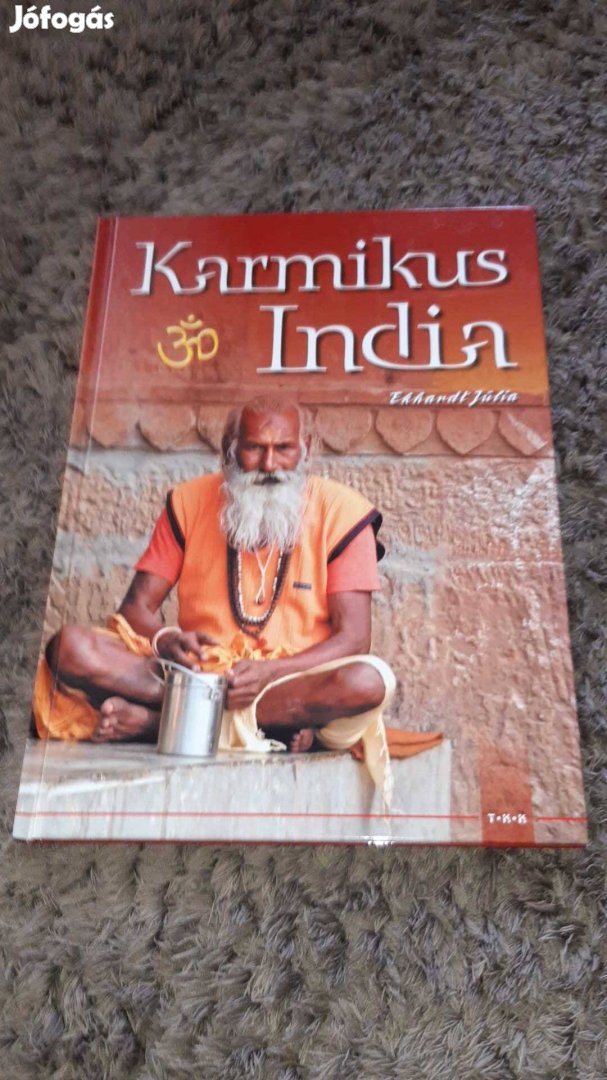 Karmikus India színes könyv újszerű állapotban eladó