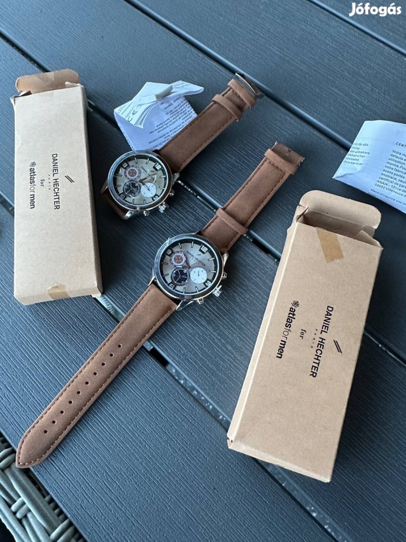 Karóra - Férfi - Francia - Új - 2db