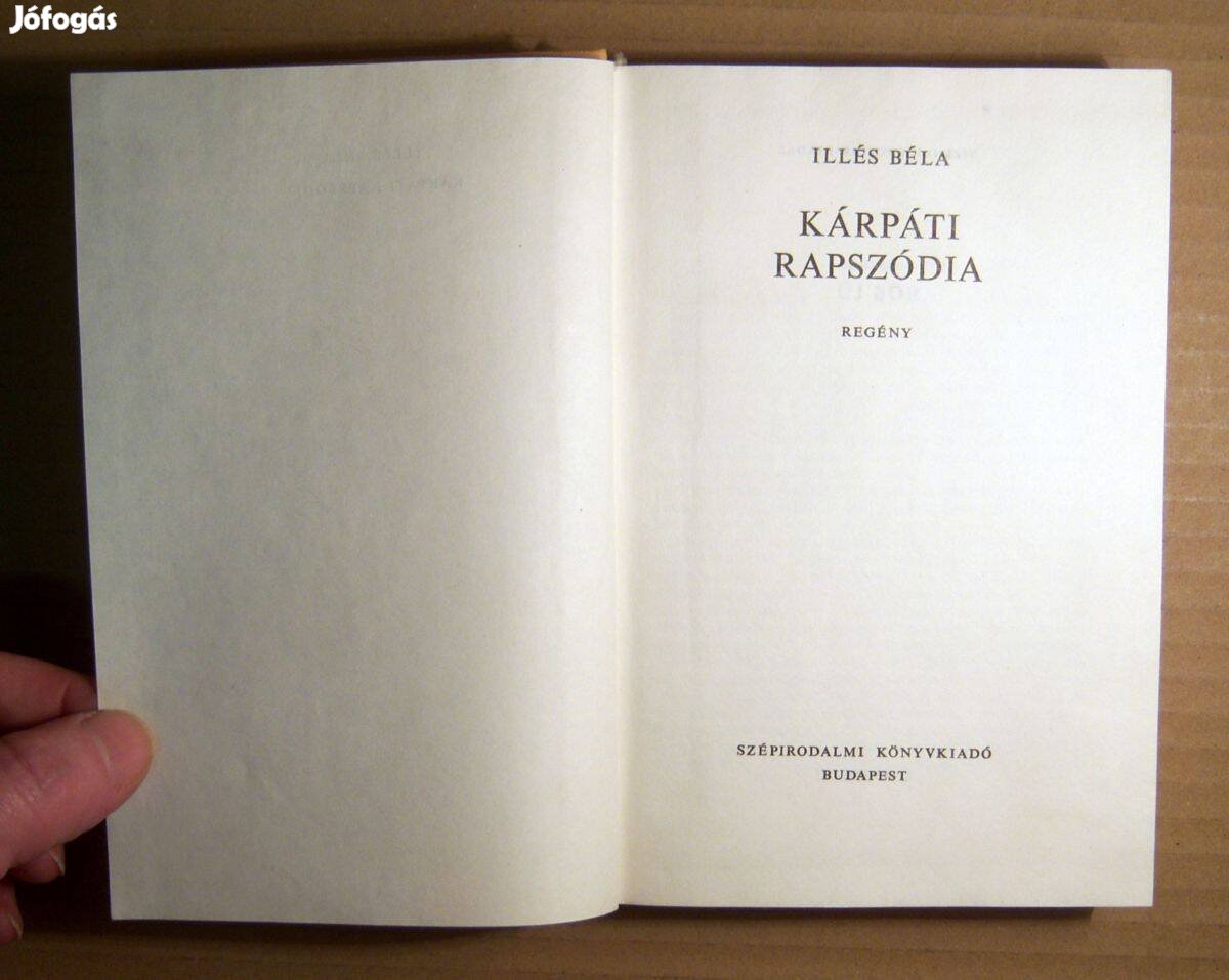 Kárpáti Rapszódia (Illés Béla) 1971 (8kép+tartalom)