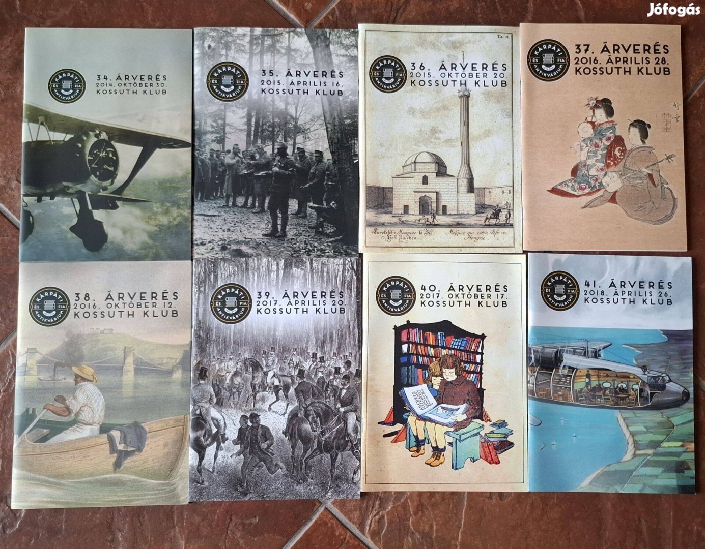 Kárpáti antikvárium aukciós katalógusai