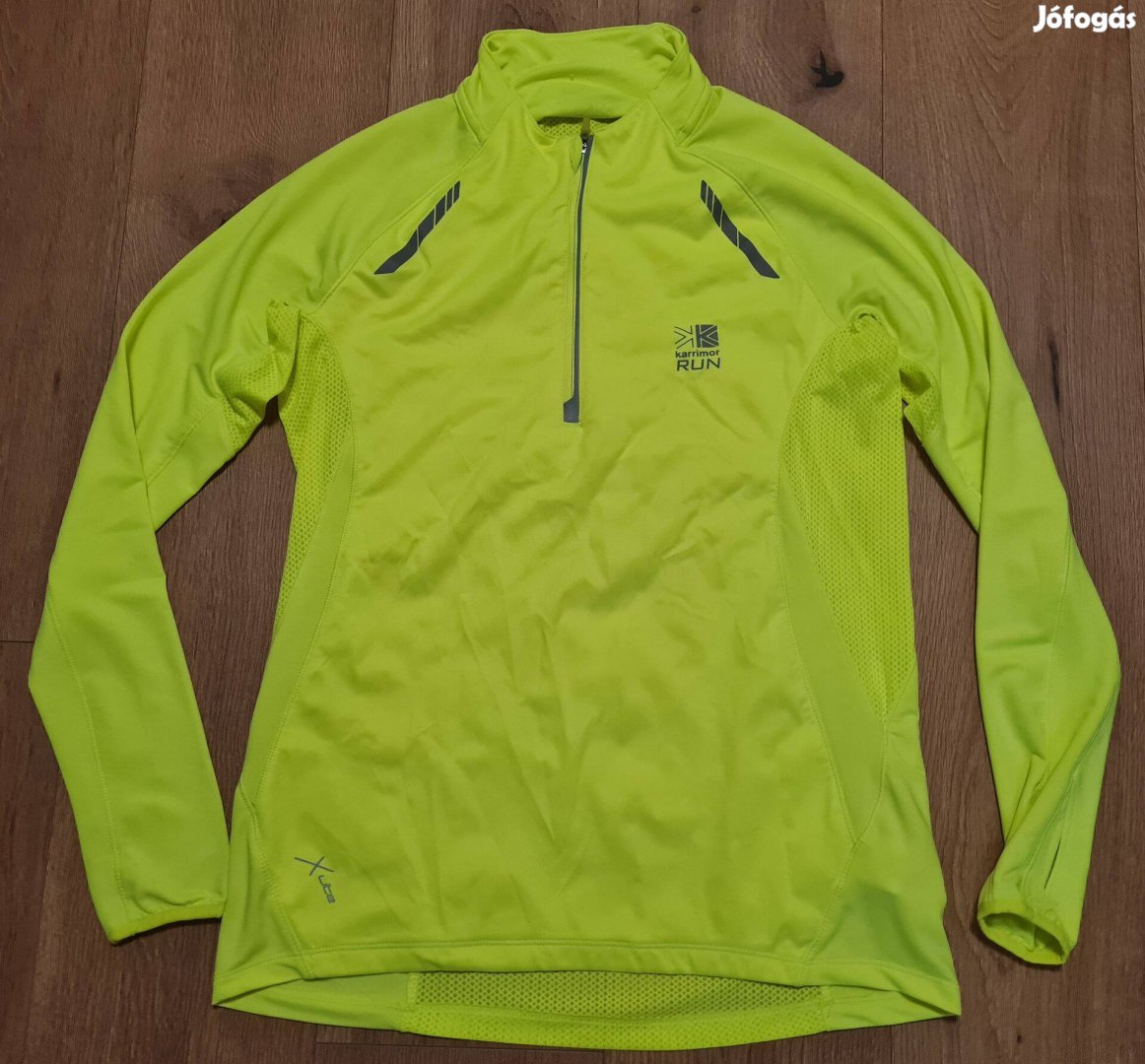 Karrimor X Lite neonsárga hosszúujjú férfi futófelső mez S