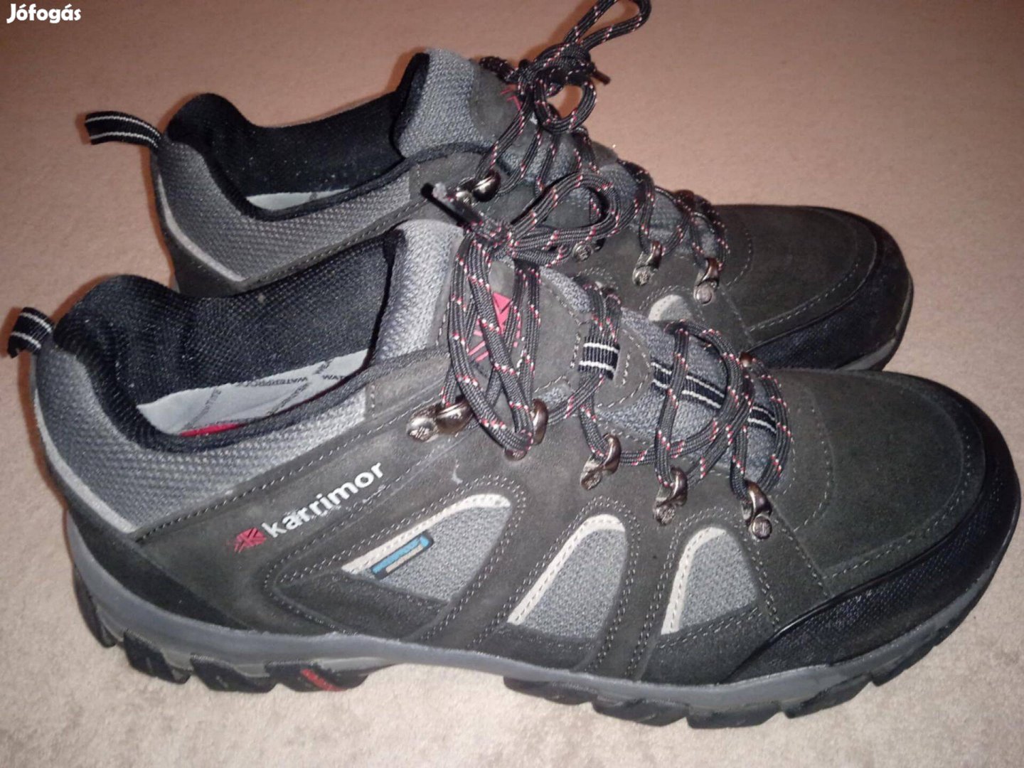 Karrimor vízálló túracipő 45-ös méretben eladó!